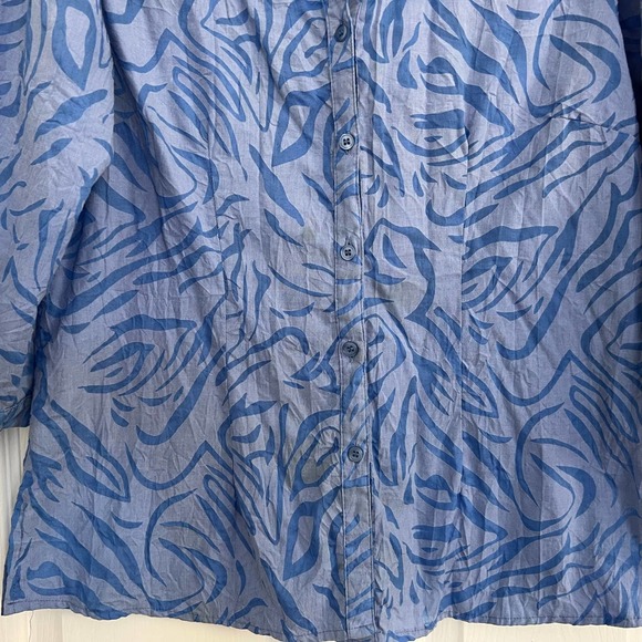 KIM ROGERS WOMEN'S 3/4 SLEEVE SHIRT SIZE LARGE - Picture 3 of 5